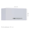 Armario Aereo Basculante 60cm Branco REAJL Moveis