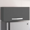 Armario Aereo Basculante 60cm Cinza REAJL Moveis