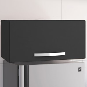 Armario Aereo Basculante 60cm Preto REAJL Moveis