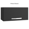 Armario Aereo Basculante 60cm Preto REAJL Moveis