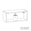 Armario Aereo Basculante 70 cm Line Supremo KTP