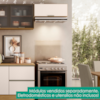Armario Aereo Basculante 80 cm 1 Porta Etna Carvalho Oak Off White POLIMAN