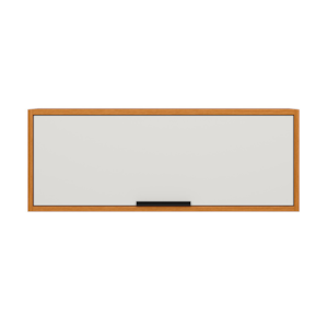 Armario Aereo Basculante 80 cm 1 Porta Ravena Freijo Off Acetinado POLIMAN