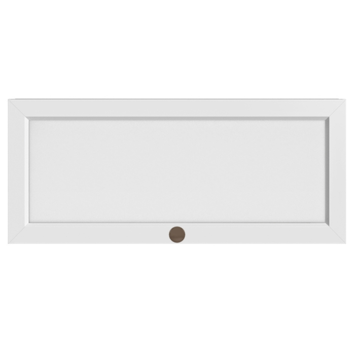 Armario Aereo Basculante 80 cm 1 Porta Unna Branco POLIMAN