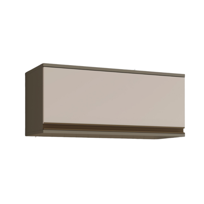 Armario Aereo Basculante 80 cm MDF C54  Connect Duna Cristal Henn