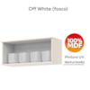 Armario Aereo Basculante 80 cm MDF C54  Connect Off White Henn