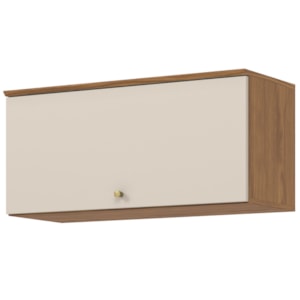Armario Aereo Basculante 80 cm MDP Requinte C633 Nature Areia Henn