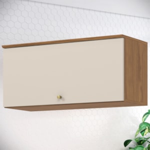 Armario Aereo Basculante 80 cm MDP Requinte C633 Nature Areia Henn