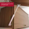 Armario Aereo Basculante 80 cm MDP Requinte C633 Nature Henn
