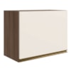 Armario Aereo Basculante MDF 60 cm Kali 166771 Carvalho TOQ Off White Nicioli