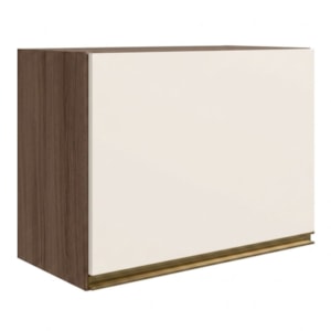 Armario Aereo Basculante MDF 60 cm Kali 166771 Carvalho TOQ Off White Nicioli