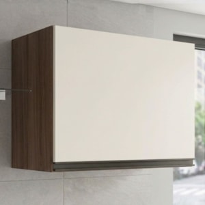 Armario Aereo Basculante MDF 60 cm Kali 166771 Carvalho TOQ Off White Nicioli