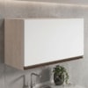 Armario Aereo Basculante MDF 80 cm Kali 166801 Bianco TOQ Branco Nicioli