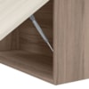 Armario Aereo Basculante MDF 80 cm Kali 166801 Carvalho TOQ Bianco Nicioli