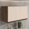Armario Aereo Basculante MDF 80 cm Kali 166801 Carvalho TOQ Bianco Nicioli