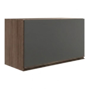 Armario Aereo Basculante MDF 80 cm Kali 166801 Carvalho TOQ Chumbo Nicioli
