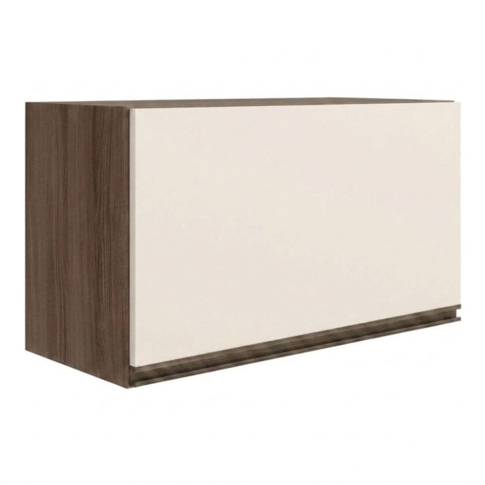 Armario Aereo Basculante MDF 80 cm Kali 166801 Carvalho TOQ Off White Nicioli