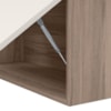 Armario Aereo Basculante MDF 80 cm Kali 166801 Carvalho TOQ Off White Nicioli