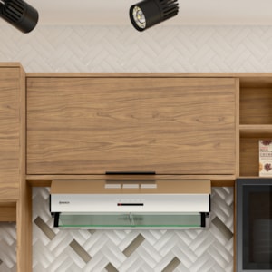 Armario Aereo Basculante MDF 80 cm Tosc AT002 Freijo Freijo MXM