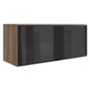 Armario Aereo Basculante Vidro MDF 80 cm Kali 163414 Carvalho TOQ Nicioli