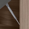 Armario Aereo Basculante Vidro MDF 80 cm Kali 163414 Carvalho TOQ Nicioli