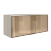 Armario Aereo Basculante Vidro MDF 80 cm Kali 1634161 Bianco Toq Nicioli