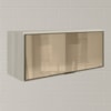 Armario Aereo Basculante Vidro MDF 80 cm Kali 1634161 Bianco Toq Nicioli