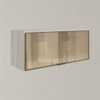 Armario Aereo Basculante Vidro MDF 80 cm Kali 1634161 Bianco Toq Nicioli