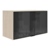 Armario Aereo Basculante Vidro MDF 80 cm Kali 166804 Bianco TOQ Nicioli