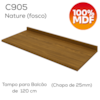 Armario Aereo E Balcao 120cm CE169 Americana Branco Nature Henn