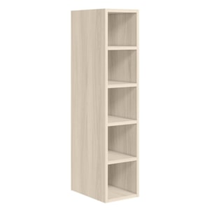 Armario Aereo Garrafeiro 5 Nichos MDF 15X90 cm Kali 16673 Bianco TOQ Nicioli