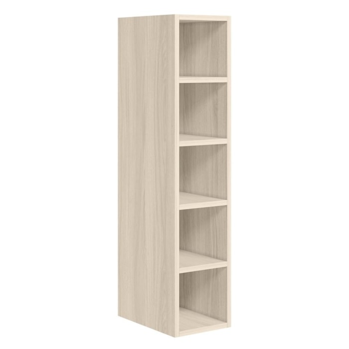 Armario Aereo Garrafeiro 5 Nichos MDF 15X90 cm Kali 16673 Bianco TOQ Nicioli