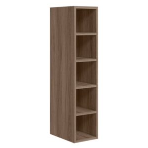 Armario Aereo Garrafeiro 5 Nichos MDF 15X90 cm Kali 16673 Carvalho TOQ Nicioli