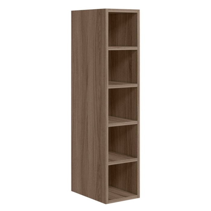 Armario Aereo Garrafeiro 5 Nichos MDF 15X90 cm Kali 16673 Carvalho TOQ Nicioli