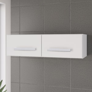 Armario Aereo Geladeira 79 cm Mara Branco Mobbs