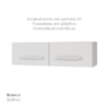 Armario Aereo Geladeira 79 cm Mara Branco Mobbs