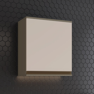 Armario Aereo Nicho 1 Porta MDF 60 cm Connect C53 Henn Duna Cristal Henn