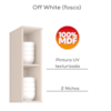 Armario Aereo Nicho MDF 20 cm Connect C50 Off White Henn