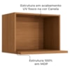 Armario Aereo Nicho Microondas 60 cm Maxxi G738 Canela Kappesberg