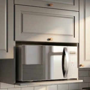 Armario Aereo Nicho Microondas 80 cm Unna Gris POLIMAN