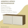 Armario Aereo Refrigerador 02 Portas 2005806 Atacama Branco ARMoveis