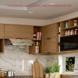 Armario Aereo Suspenso MDF 20 cm Tosc ATO01 Freijo Freijo MXM