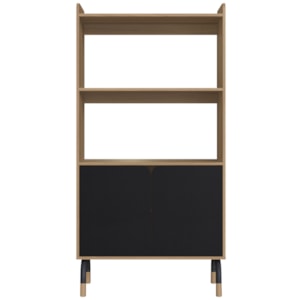 Armario Alto 2 Portas 157x80 cm 27996 Hanover Nero Artesano Armario Alto 2 Portas 157x80 cm 27996 Hanover Nero Artesano