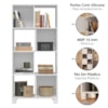 Armario Estante Multiuso 4 Portas 4 Nichos 68X145 cm Branco Artany