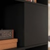 Armario Estante Multiuso 4 Portas 4 Nichos 68X145 cm Preto Artany