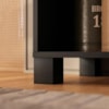 Armario Estante Multiuso 4 Portas 4 Nichos 68X145 cm Preto Artany