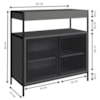 Armario Gabinete Industrial Banheiro P1038 Grafite PP Milani Store