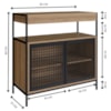 Armario Gabinete Industrial Banheiro P1038 Mel PP Milani Store