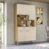 Armario Kit Cozinha 6P 1G 91 cm Apolo Freijo Soft KTP