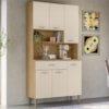 Armario Kit Cozinha 6P 1G 91 cm Apolo Freijo Soft KTP